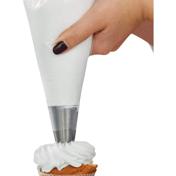 100 LARGE HEAVY DUTY DISPOSABLE ICING PIPING BAGS FOOD DECORATING CUPCAKE BAKING 